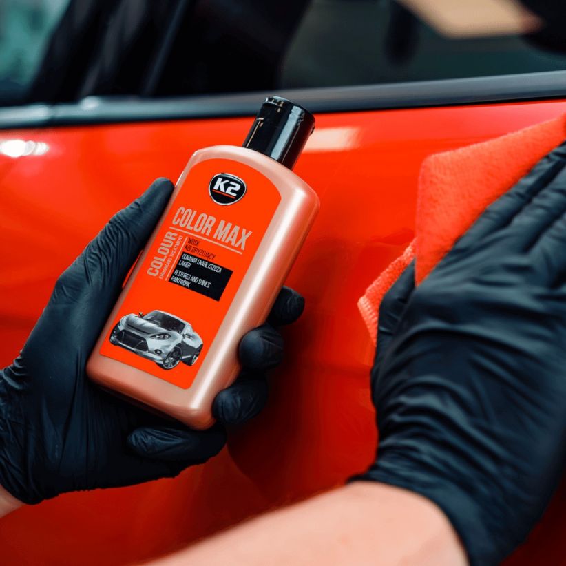 CERA COLOR MAX ROJO PARA VEHICULO 200ML (RED)