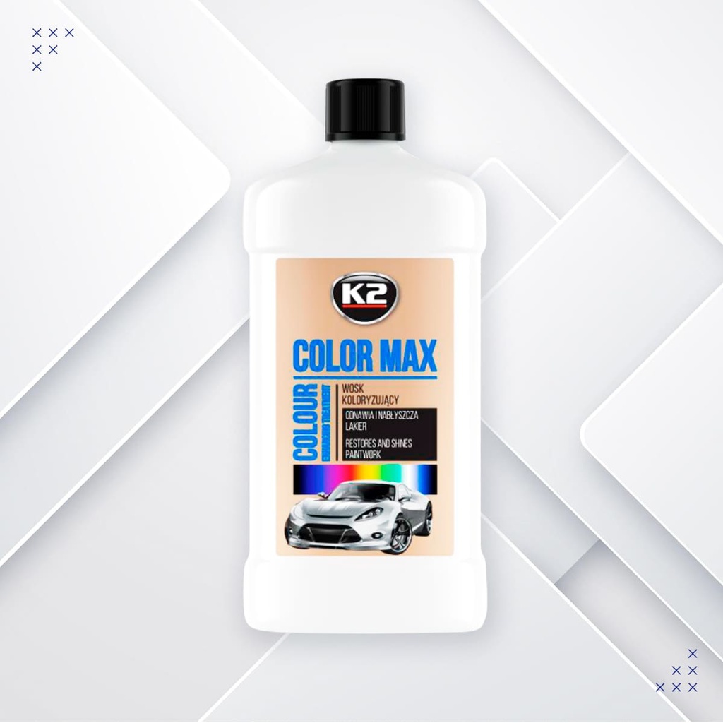 CERA COLOR MAX BLANCO PARA VEHICULO 500ML