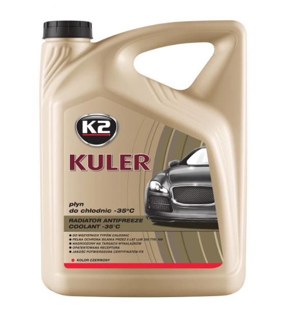 ANTICONGELANTE REFRIG. ROJO KULER 50% G12+ 5L