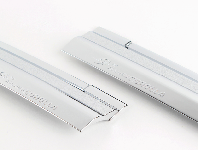 VISERA VENTANA CROMO (4PCS)