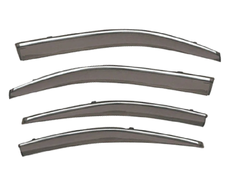 VISERA VENTANA HUMO C/BICEL CROMO 4PCS
