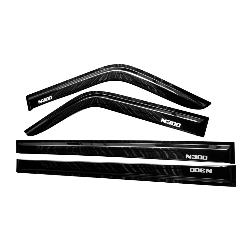 VISERA VENTANA HUMO GLOSS (4PCS)