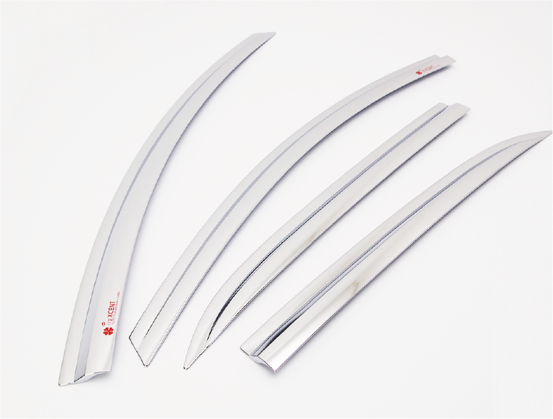 VISERA VENTANA CROMO (4PCS)