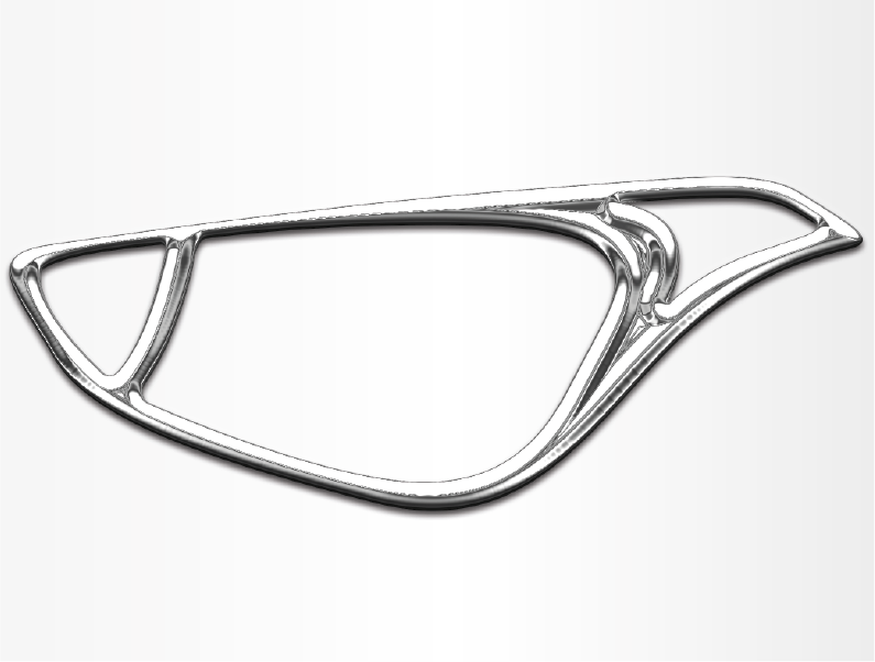 MOLDURA DE FARO DELANTERO (2PCS)