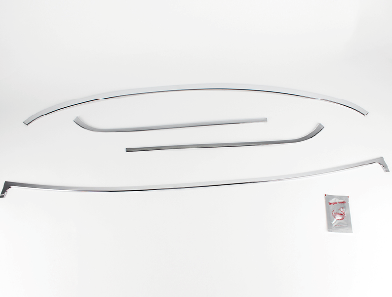MOLDURA BISEL BORDE DE PARABRISA POSTERIOR (4PCS)