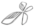 MOLDURA NEBLINERO + FRENO (4PCS)
