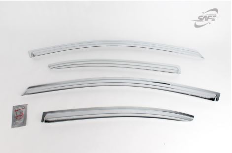 VISERA VENTANA CROMO (4PCS)