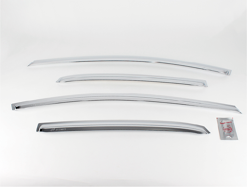 VISERA VENTANA CROMO (4PCS)