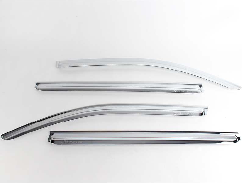 VISERA VENTANA CROMO (4PCS)