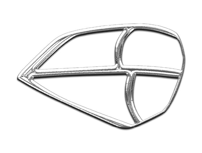 MOLDURA DE FARO POSTERIOR (2PCS)