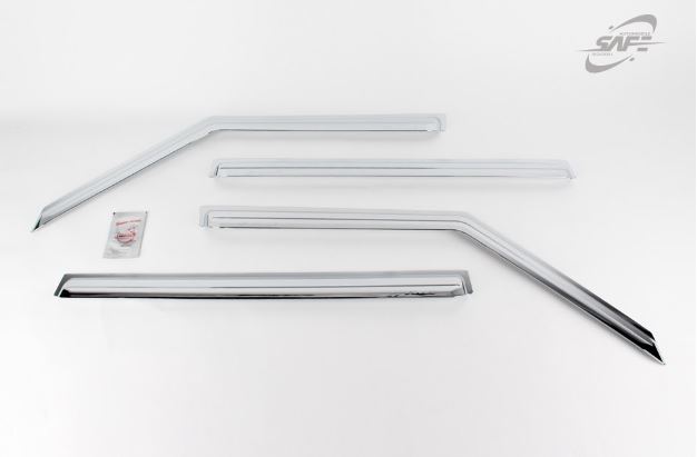 VISERA VENTANA CROMO (4PCS)