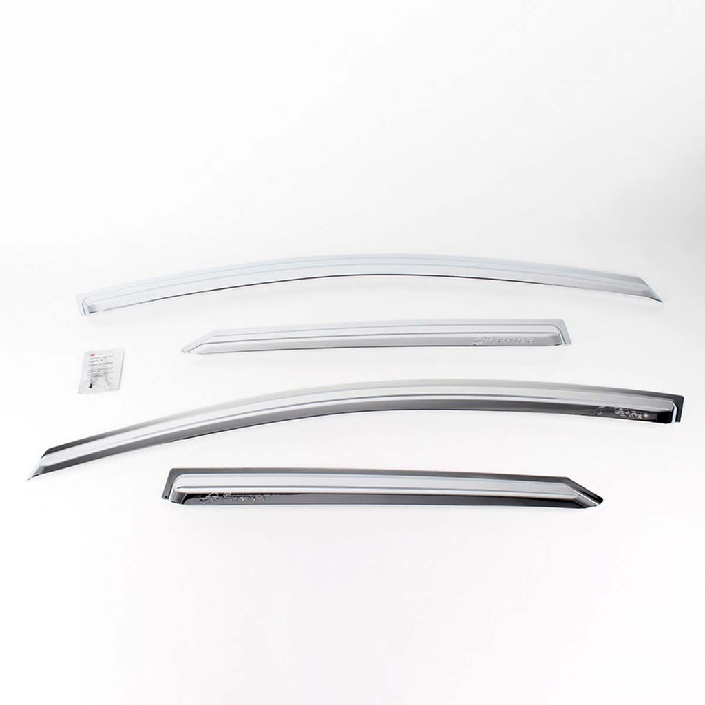 VISERA VENTANA CROMO (4PCS)