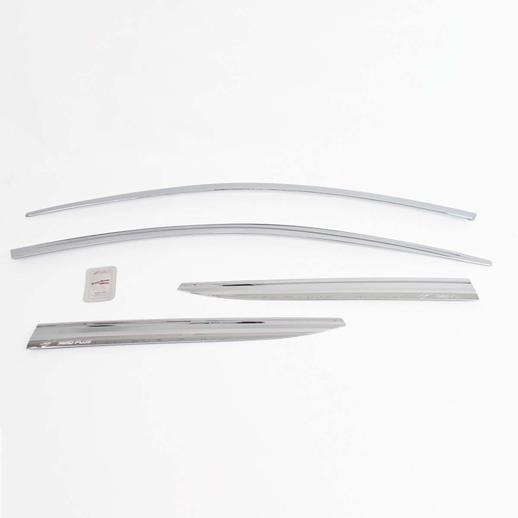 VISERA VENTANA CROMO (4PCS)