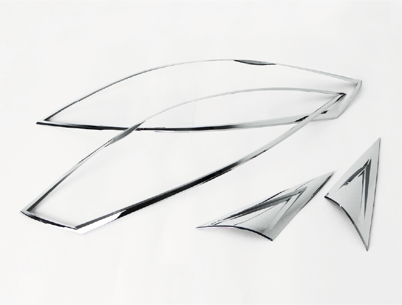 [A736] MOLDURA DE FARO DELANTERO (2PCS)