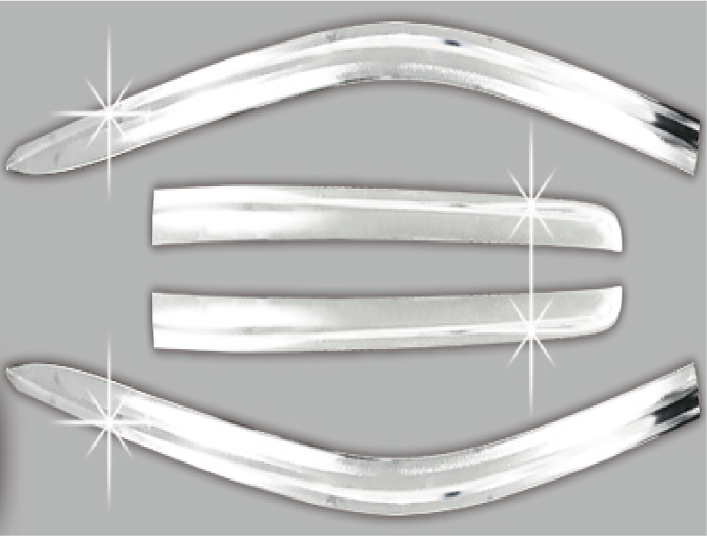 [KQD-2006CH] VISERA VENTANA CROMO (4PCS)