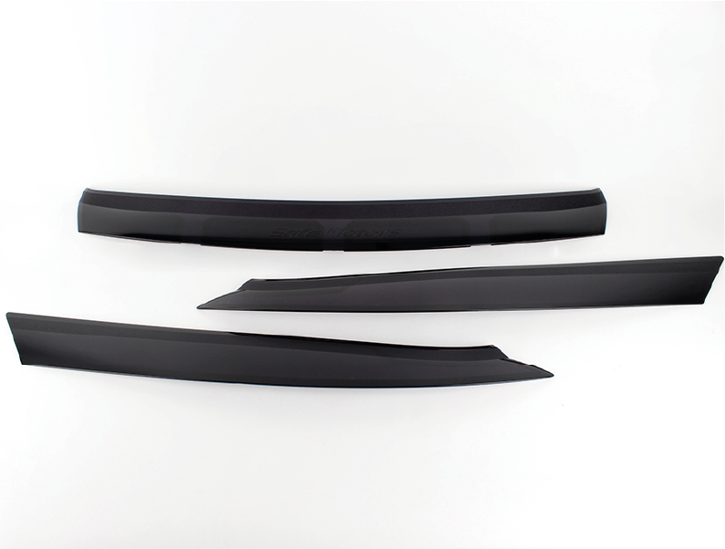 [G-718 (D-685)] MOLDURA DE CAPOT HUMO (3PCS)