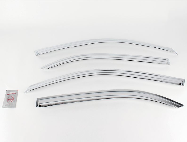 [K-652] VISERA VENTANA CROMO (4PCS)