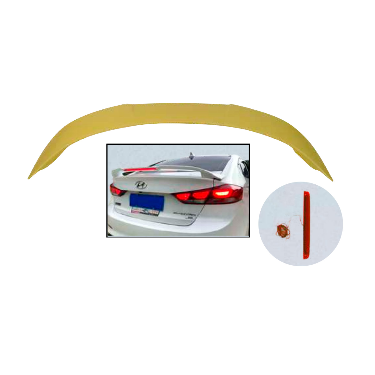 [SPC-HYELTR14] SPOILER COLA CON LED (1PCS)